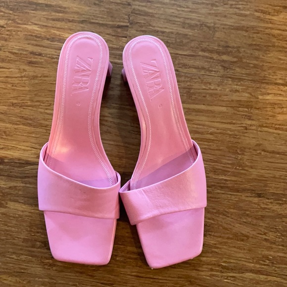 Hot Pink Zara Block Heel